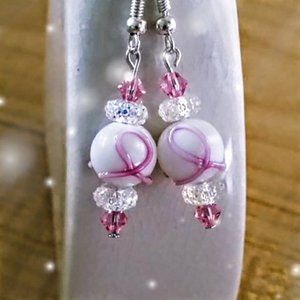 Breast Cancer Awareness Earrings